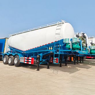 3 Axle 35CBM Bulk Cement Tank Semi Trailer